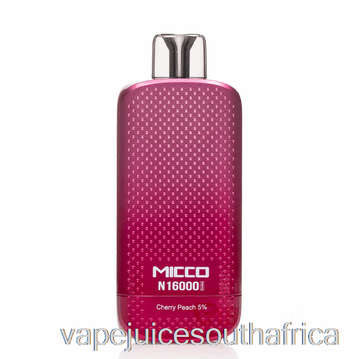 Vape Juice South Africa Horizontech Micco N16000 Disposable Cherry Peach